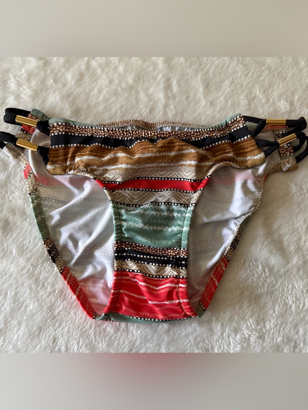 Venus Striped Bikini Bottom Women’s Size 4
